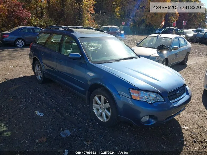 2007 Subaru Outback 2.5I Limited VIN: 4S4BP62C177318320 Lot: 40709693