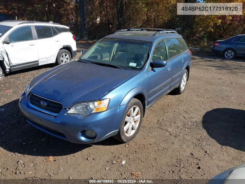 2007 Subaru Outback 2.5I Limited VIN: 4S4BP62C177318320 Lot: 40709693