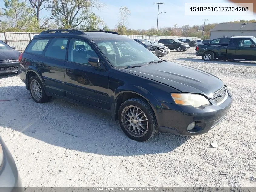 2007 Subaru Outback 2.5I VIN: 4S4BP61C177304208 Lot: 40742001