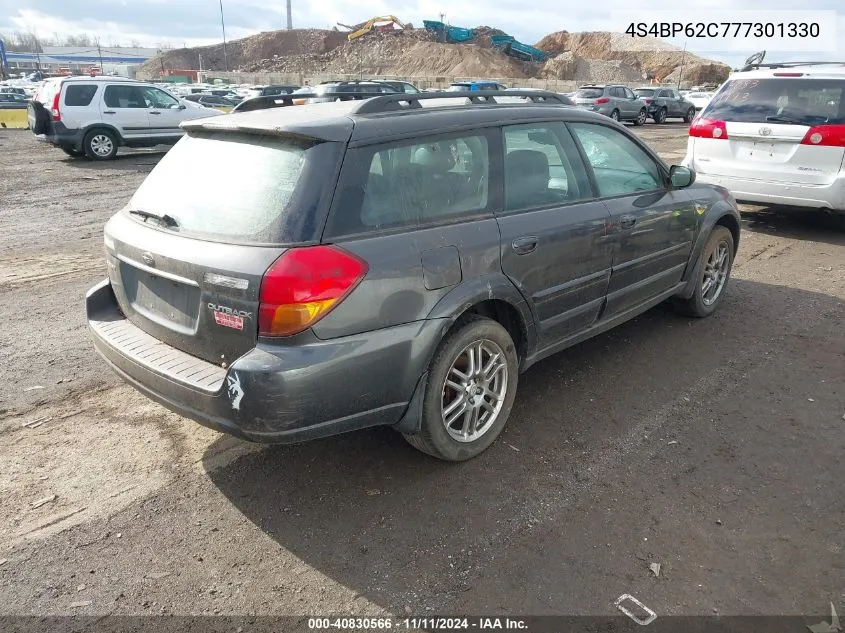 2007 Subaru Outback 2.5I Limited VIN: 4S4BP62C777301330 Lot: 40830566