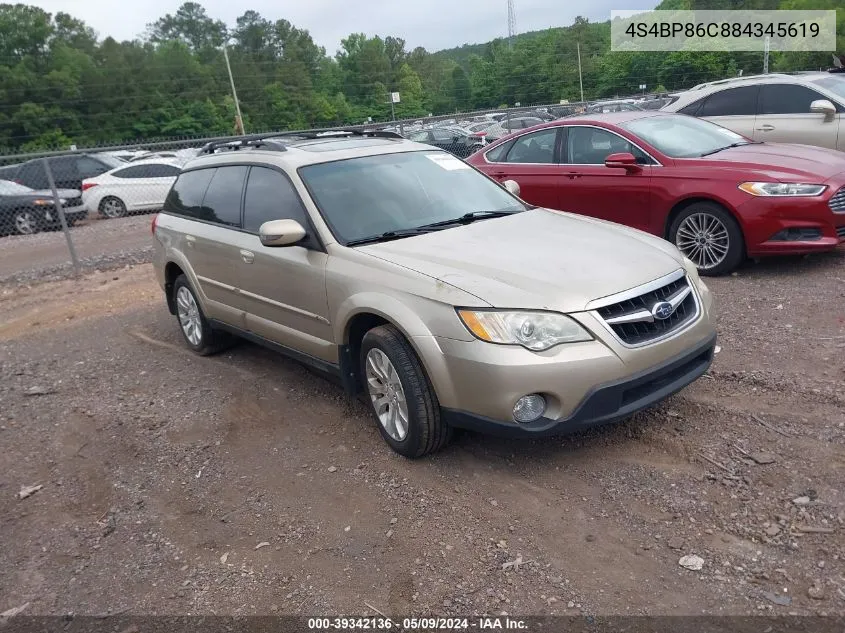 4S4BP86C884345619 2008 Subaru Outback 3.0R L.l. Bean Edition