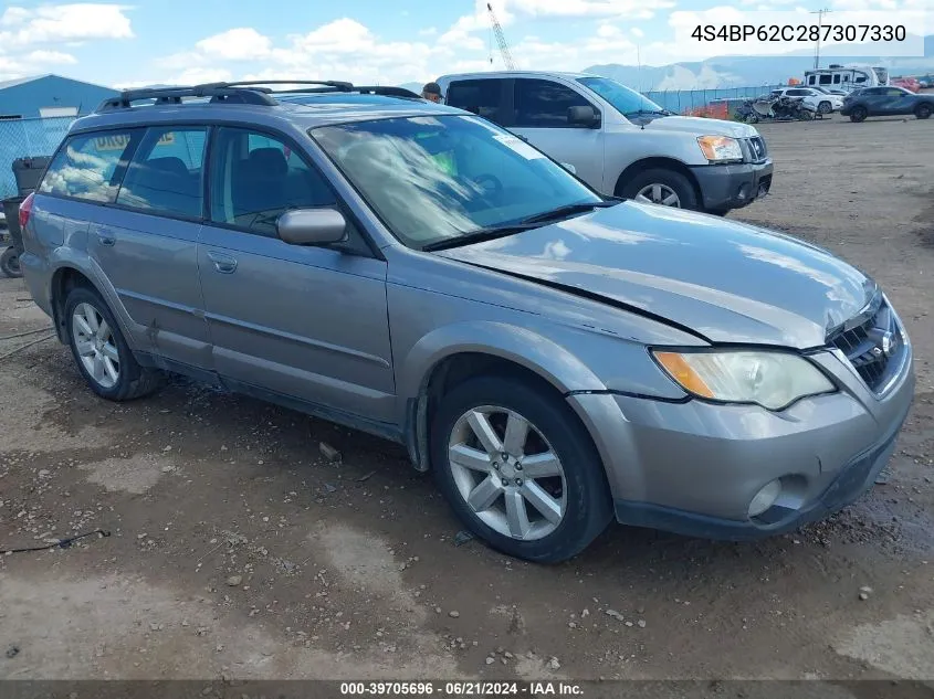 2008 Subaru Outback 2.5I Limited/2.5I Limited L.l. Bean Edition VIN: 4S4BP62C287307330 Lot: 39705696