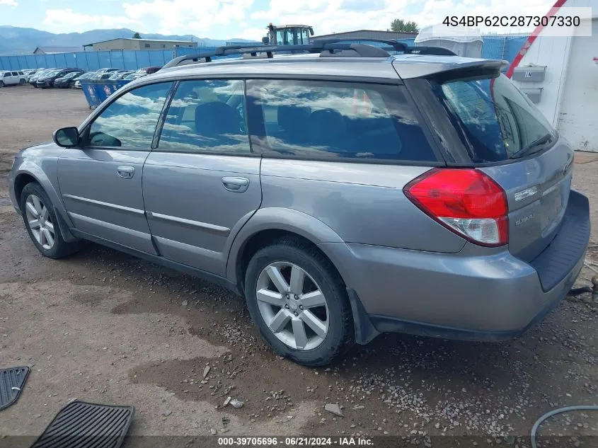 2008 Subaru Outback 2.5I Limited/2.5I Limited L.l. Bean Edition VIN: 4S4BP62C287307330 Lot: 39705696