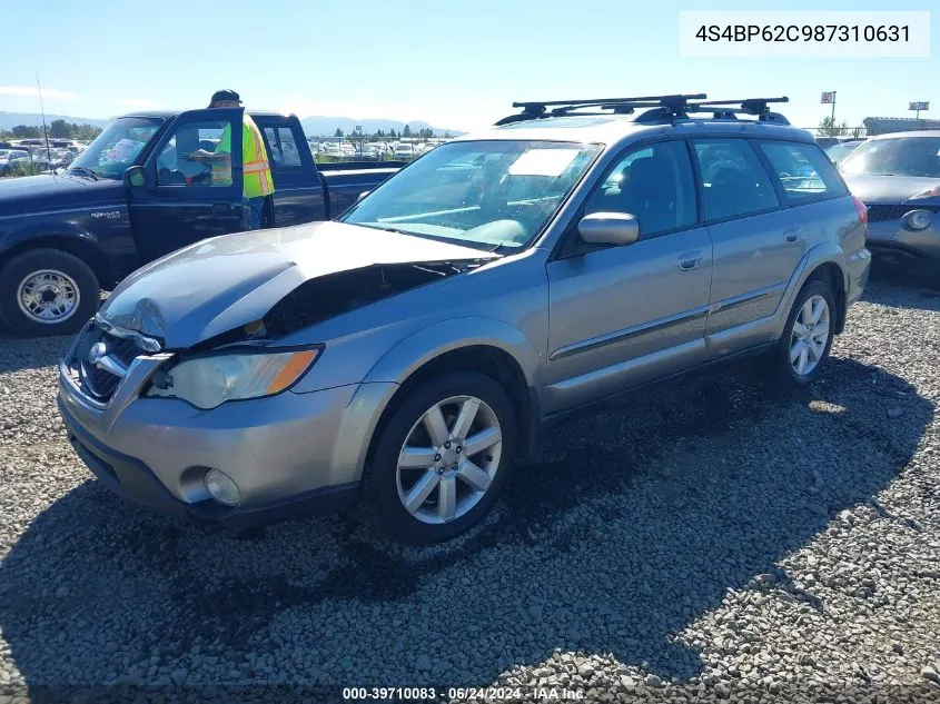 4S4BP62C987310631 2008 Subaru Outback 2.5I Limited/2.5I Limited L.l. Bean Edition