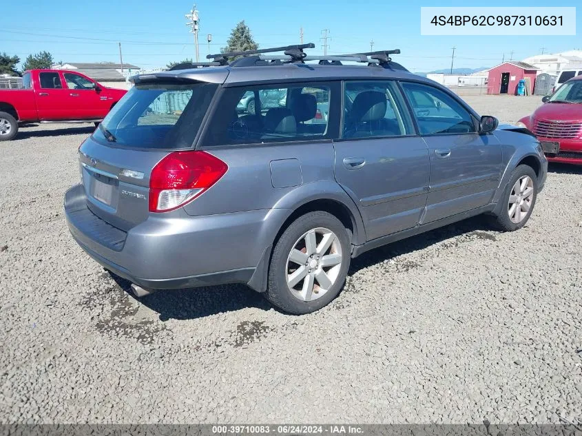 4S4BP62C987310631 2008 Subaru Outback 2.5I Limited/2.5I Limited L.l. Bean Edition