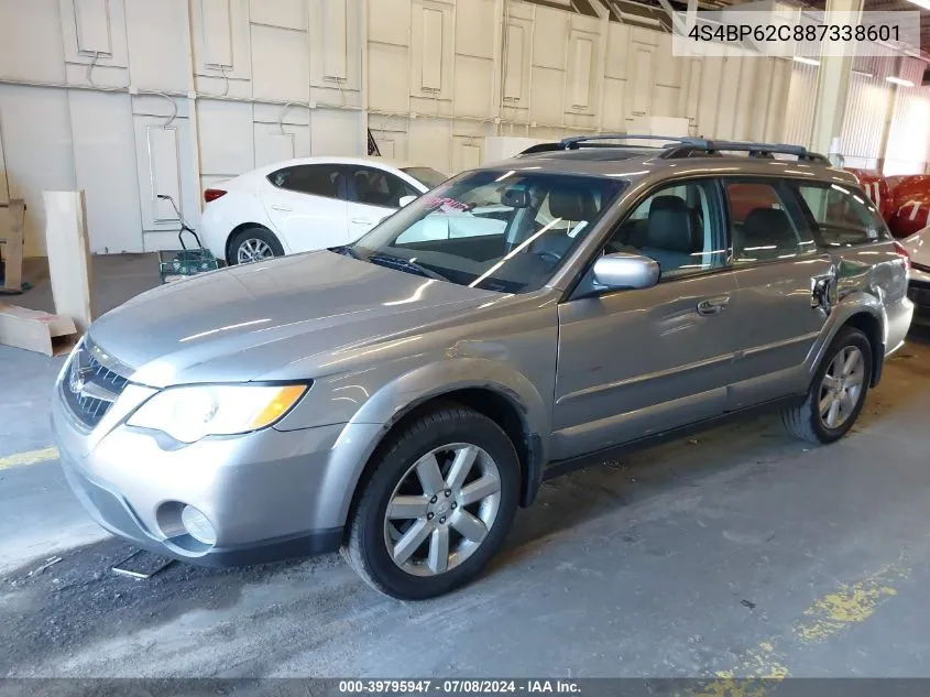 2008 Subaru Outback 2.5I Limited/2.5I Limited L.l. Bean Edition VIN: 4S4BP62C887338601 Lot: 39795947