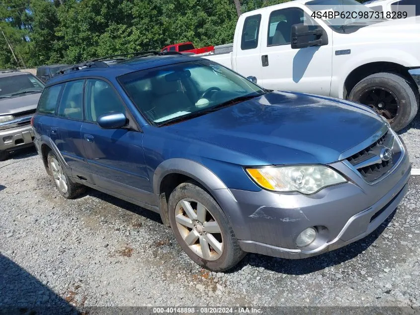 2008 Subaru Outback 2.5I Limited/2.5I Limited L.l. Bean Edition VIN: 4S4BP62C987318289 Lot: 40148898