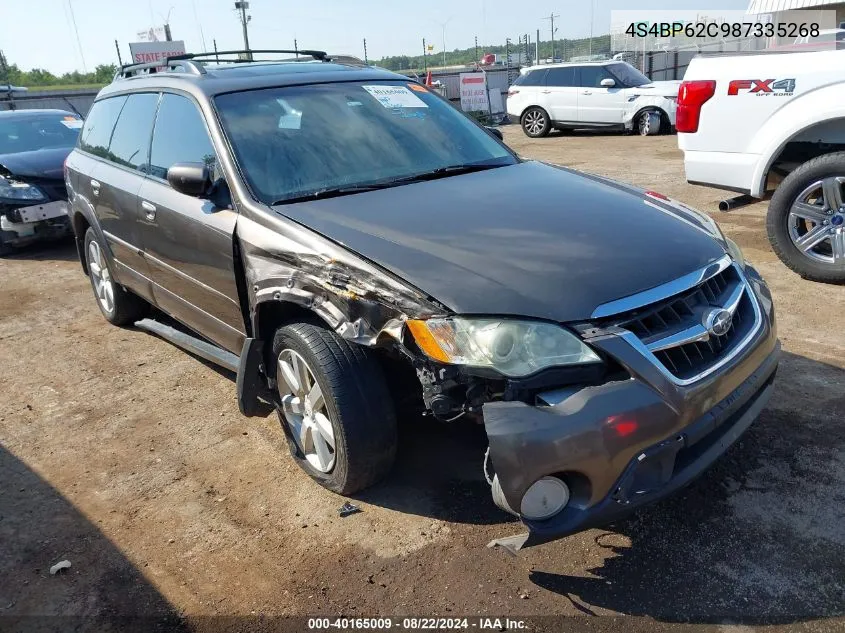 2008 Subaru Outback 2.5I Limited/2.5I Limited L.l. Bean Edition VIN: 4S4BP62C987335268 Lot: 40165009