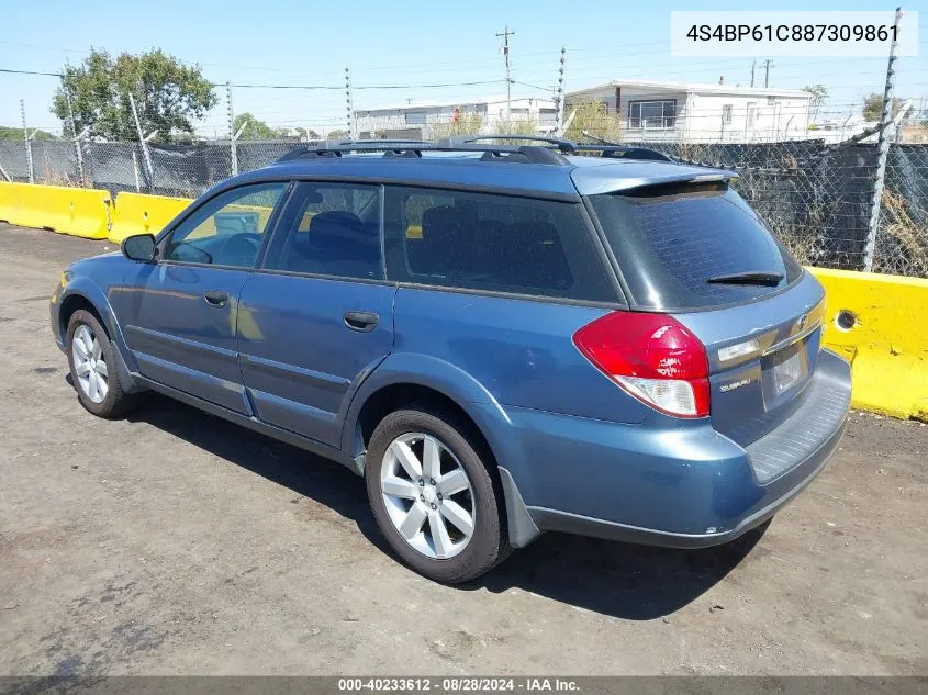 4S4BP61C887309861 2008 Subaru Outback 2.5I/2.5I L.l. Bean Edition