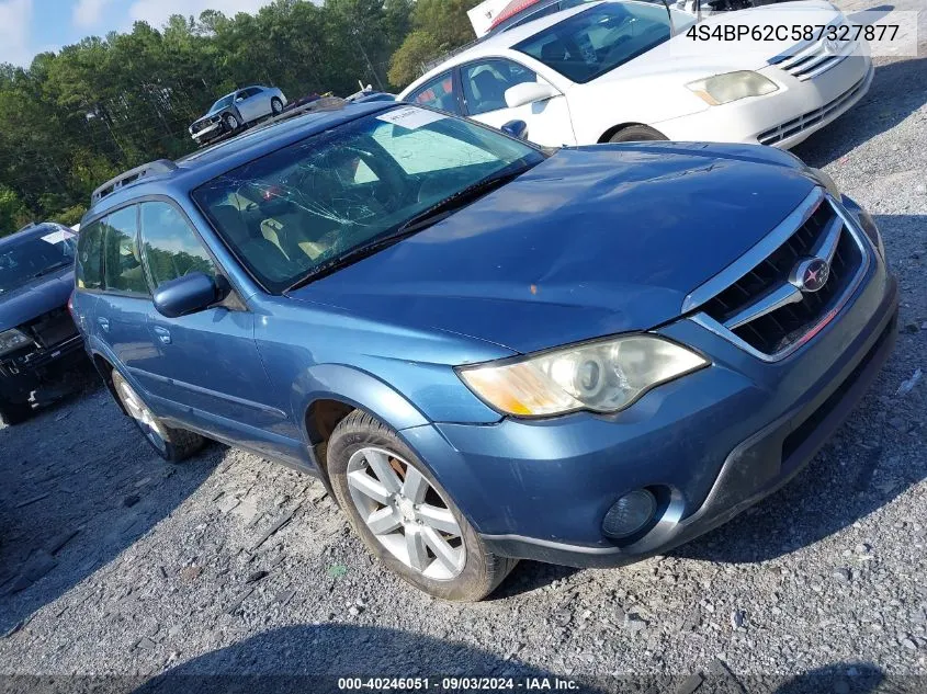 2008 Subaru Outback 2.5I Limited/2.5I Limited L.l. Bean Edition VIN: 4S4BP62C587327877 Lot: 40246051