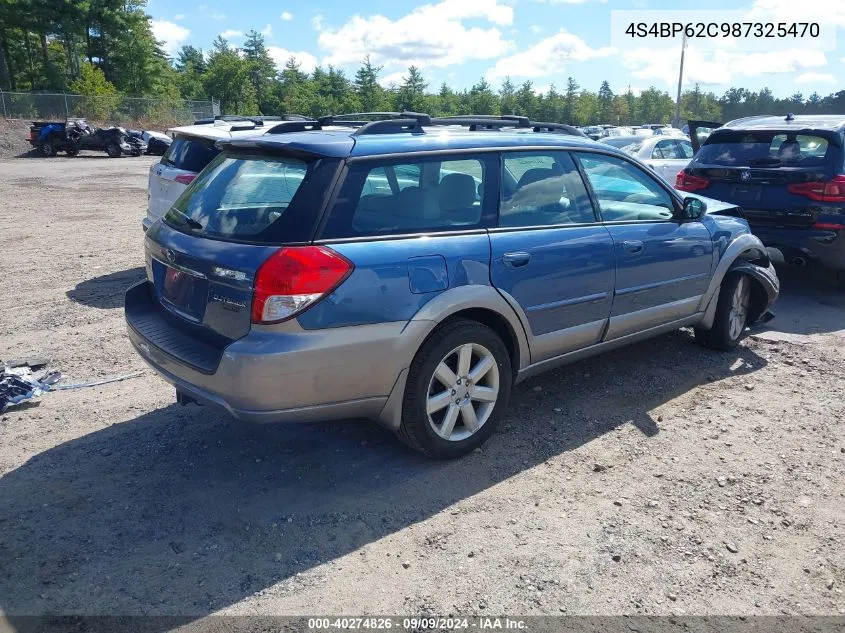 4S4BP62C987325470 2008 Subaru Outback 2.5I Limited/2.5I Limited L.l. Bean Edition