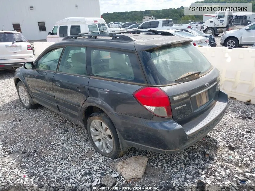 4S4BP61C287303909 2008 Subaru Outback 2.5I/2.5I L.l. Bean Edition