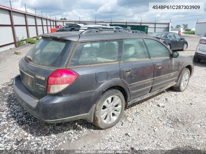 4S4BP61C287303909 2008 Subaru Outback 2.5I/2.5I L.l. Bean Edition