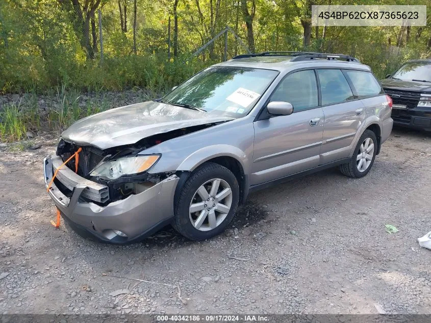 2008 Subaru Outback 2.5I Limited/2.5I Limited L.l. Bean Edition VIN: 4S4BP62CX87365623 Lot: 40342186