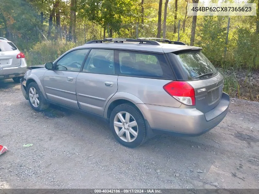 4S4BP62CX87365623 2008 Subaru Outback 2.5I Limited/2.5I Limited L.l. Bean Edition