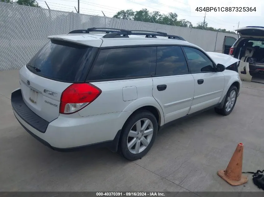 4S4BP61C887325364 2008 Subaru Outback 2.5I/2.5I L.l. Bean Edition