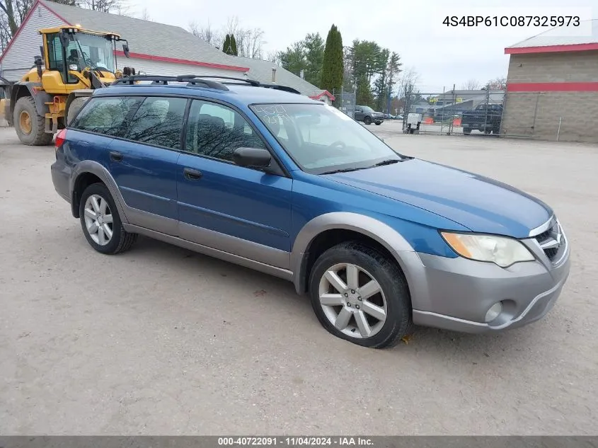 4S4BP61C087325973 2008 Subaru Outback 2.5I/2.5I L.l. Bean Edition