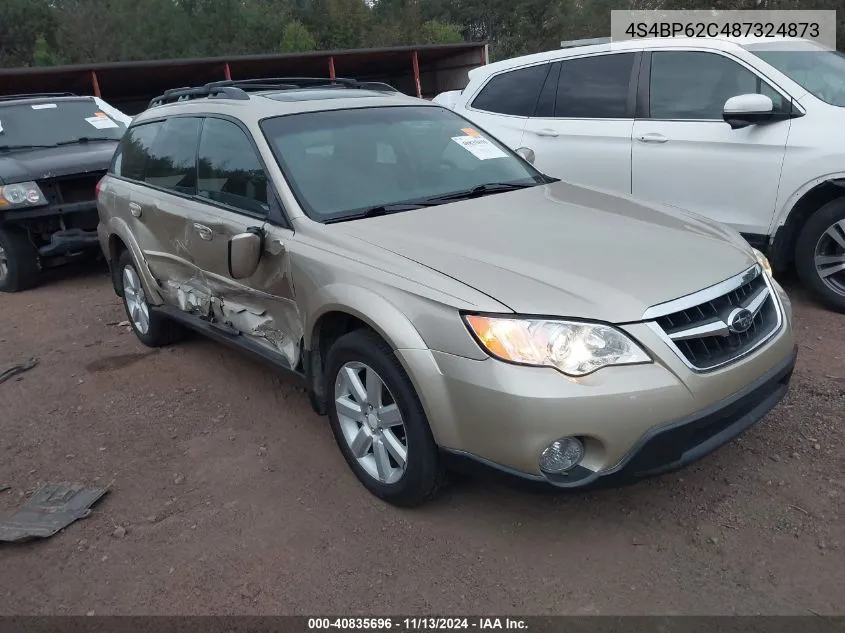 2008 Subaru Outback 2.5I Limited/2.5I Limited L.l. Bean Edition VIN: 4S4BP62C487324873 Lot: 40835696