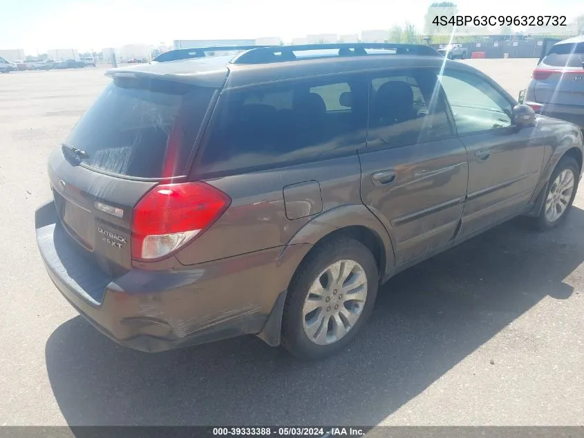 2009 Subaru Outback 2.5Xt Limited VIN: 4S4BP63C996328732 Lot: 39333388