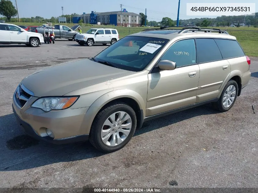 2009 Subaru Outback 2.5I Limited VIN: 4S4BP66CX97345531 Lot: 40144940