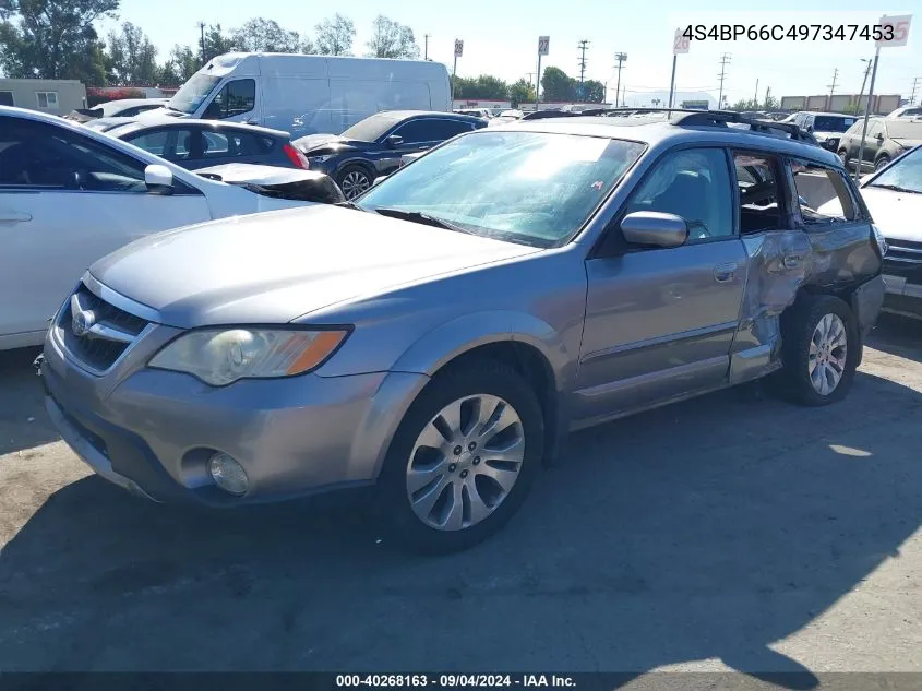 4S4BP66C497347453 2009 Subaru Outback 2.5I Limited