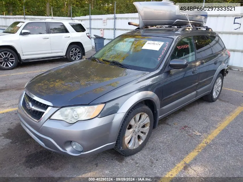 4S4BP66C297333521 2009 Subaru Outback 2.5I Limited