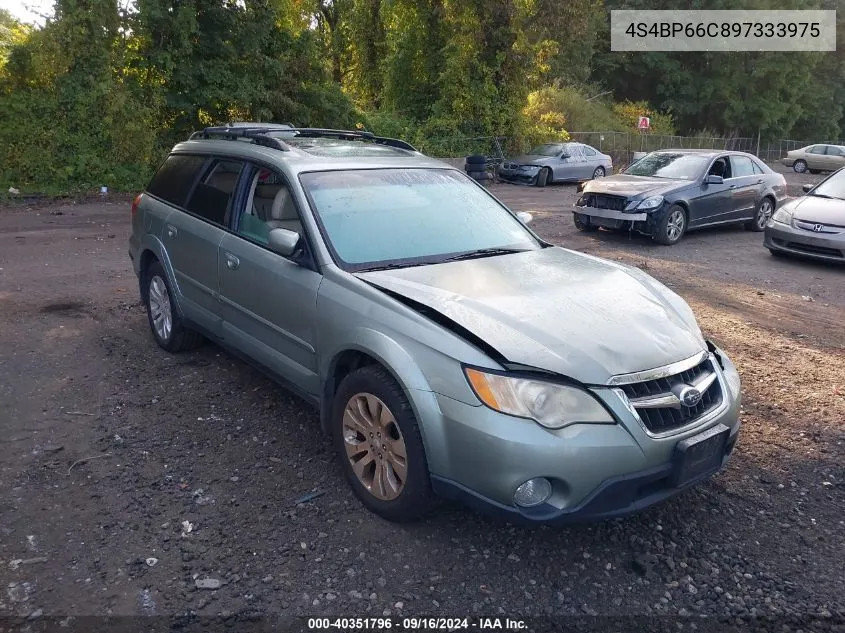 2009 Subaru Outback 2.5I Limited VIN: 4S4BP66C897333975 Lot: 40351796