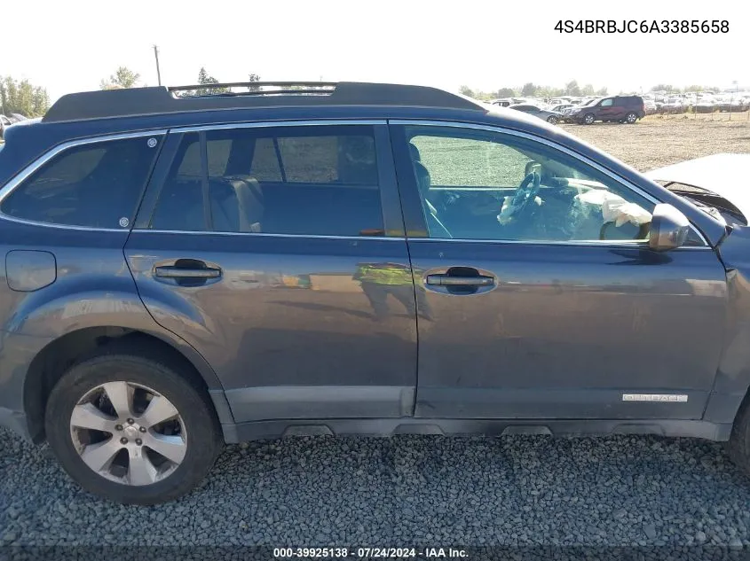 4S4BRBJC6A3385658 2010 Subaru Outback 2.5I Limited