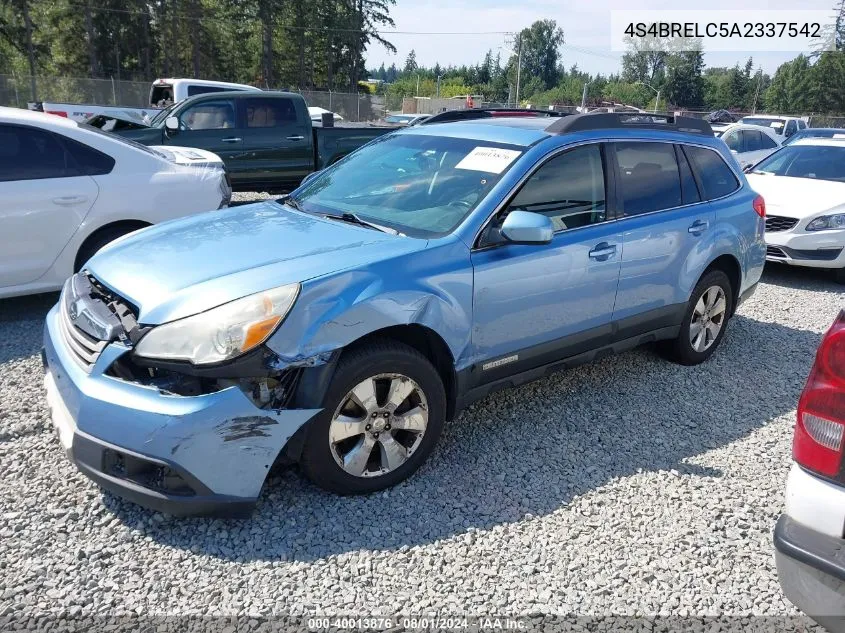 4S4BRELC5A2337542 2010 Subaru Outback 3.6R Limited