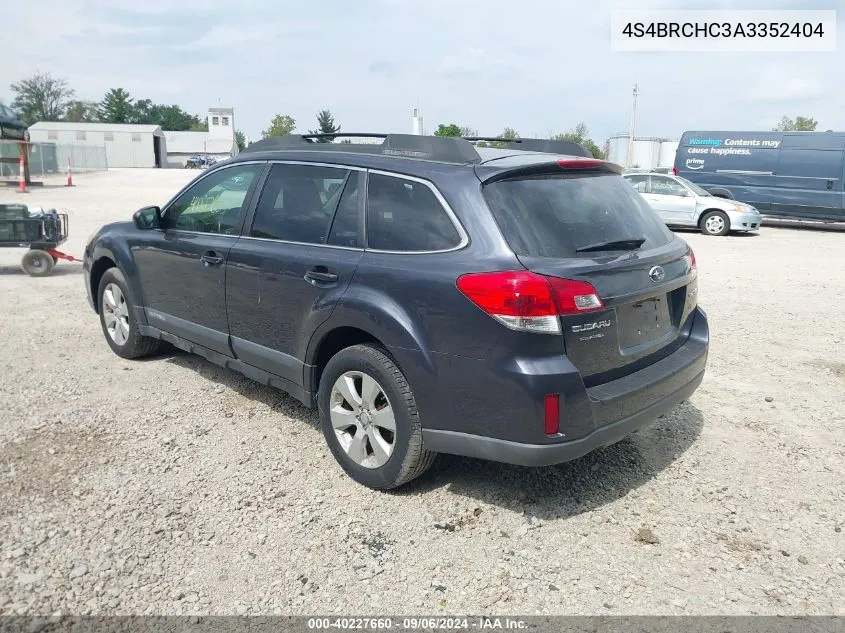 4S4BRCHC3A3352404 2010 Subaru Outback 2.5I Premium