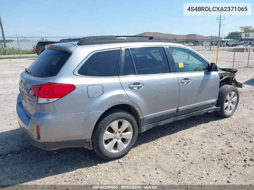 4S4BRDLCXA2371065 2010 Subaru Outback 3.6R Limited