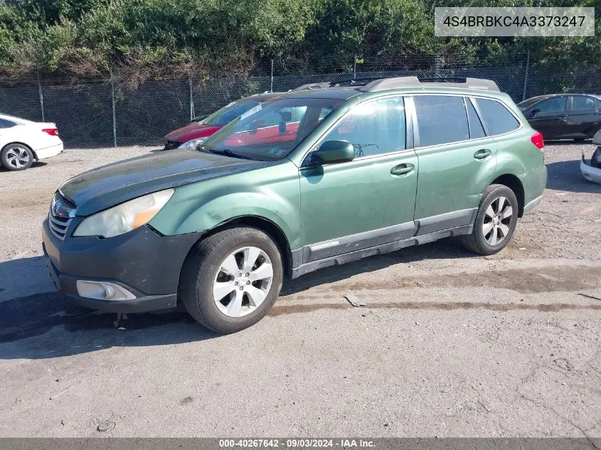 4S4BRBKC4A3373247 2010 Subaru Outback 2.5I Limited