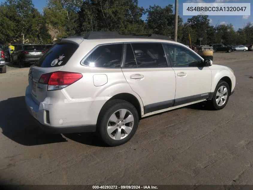 2010 Subaru Outback 2.5I Premium VIN: 4S4BRBCC3A1320047 Lot: 40293272