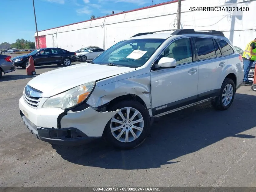 2010 Subaru Outback 2.5I Premium VIN: 4S4BRBBC3A1321460 Lot: 40299721