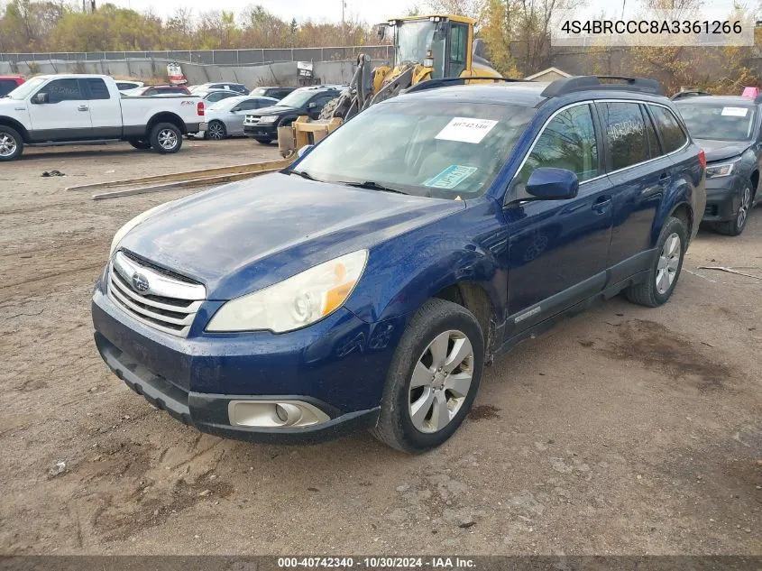 2010 Subaru Outback 2.5I Premium VIN: 4S4BRCCC8A3361266 Lot: 40742340