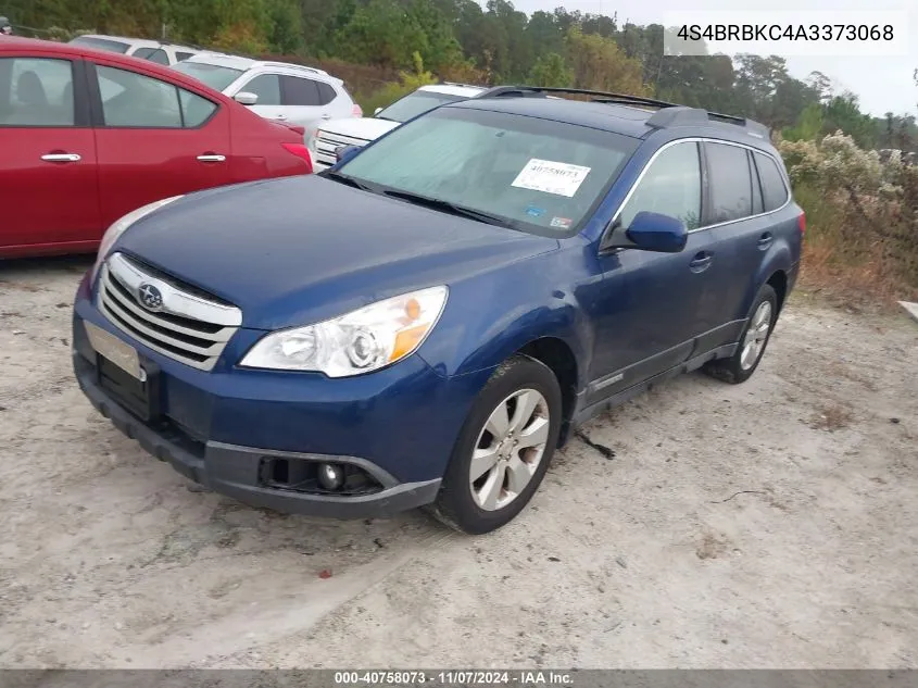 2010 Subaru Outback 2.5I Limited VIN: 4S4BRBKC4A3373068 Lot: 40758073