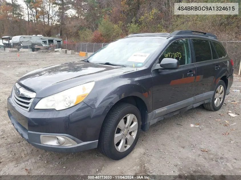 2010 Subaru Outback 2.5I Premium VIN: 4S4BRBGC9A1324615 Lot: 40773033