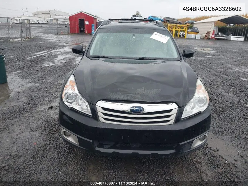 2010 Subaru Outback 2.5I Premium VIN: 4S4BRCGC6A3328602 Lot: 40773897