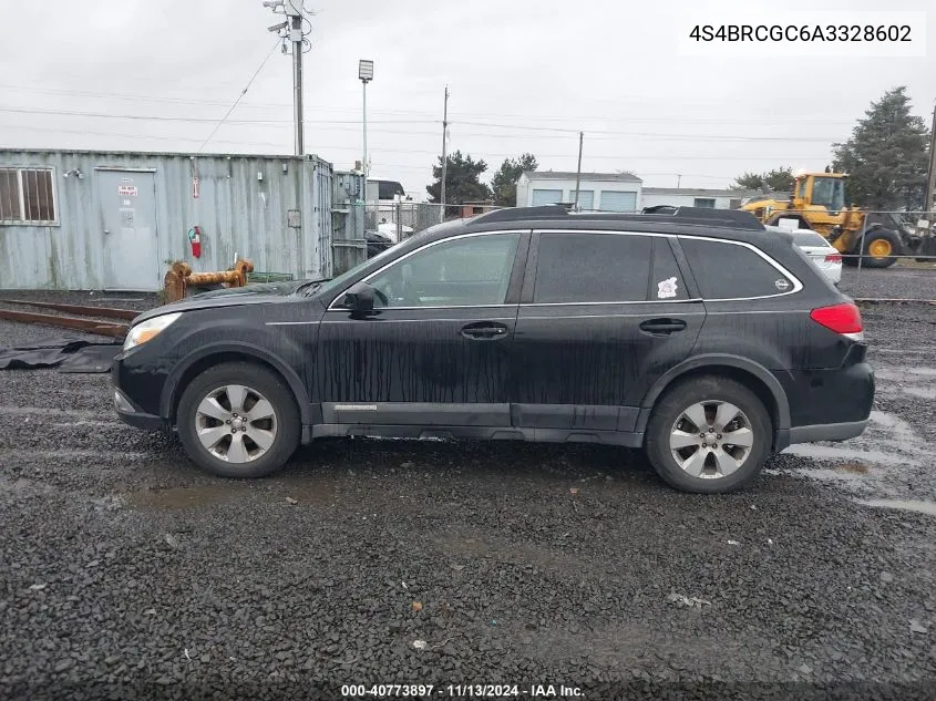 2010 Subaru Outback 2.5I Premium VIN: 4S4BRCGC6A3328602 Lot: 40773897