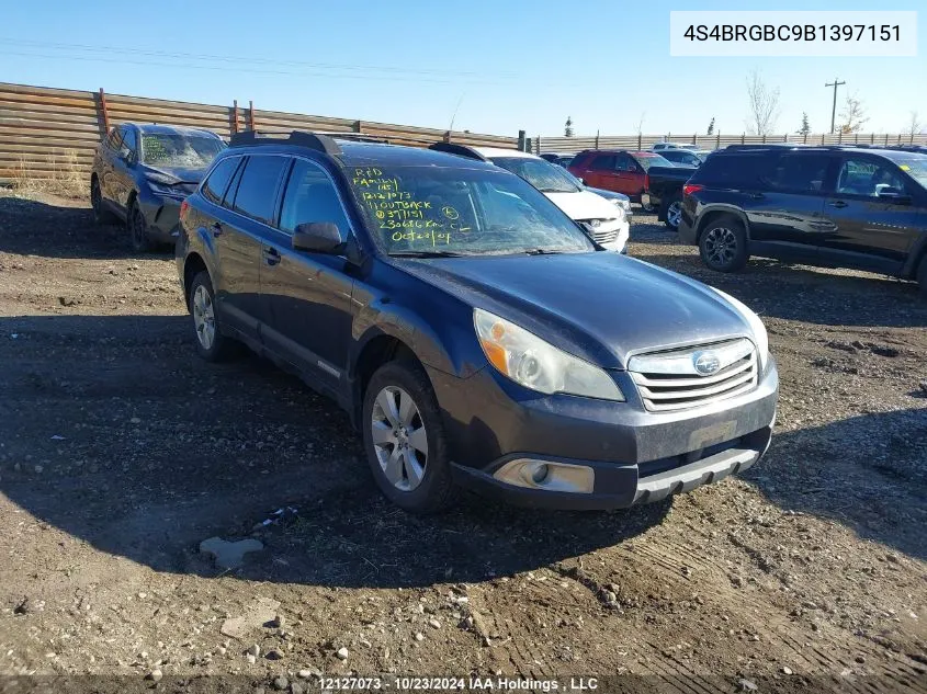 2011 Subaru Outback VIN: 4S4BRGBC9B1397151 Lot: 12127073