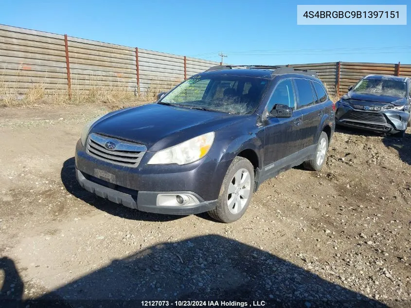 2011 Subaru Outback VIN: 4S4BRGBC9B1397151 Lot: 12127073