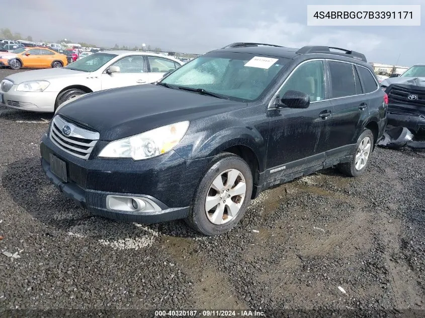 4S4BRBGC7B3391171 2011 Subaru Outback 2.5I Premium