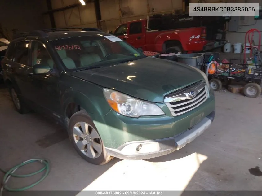 2011 Subaru Outback 2.5I Limited VIN: 4S4BRBKC0B3385056 Lot: 40376802