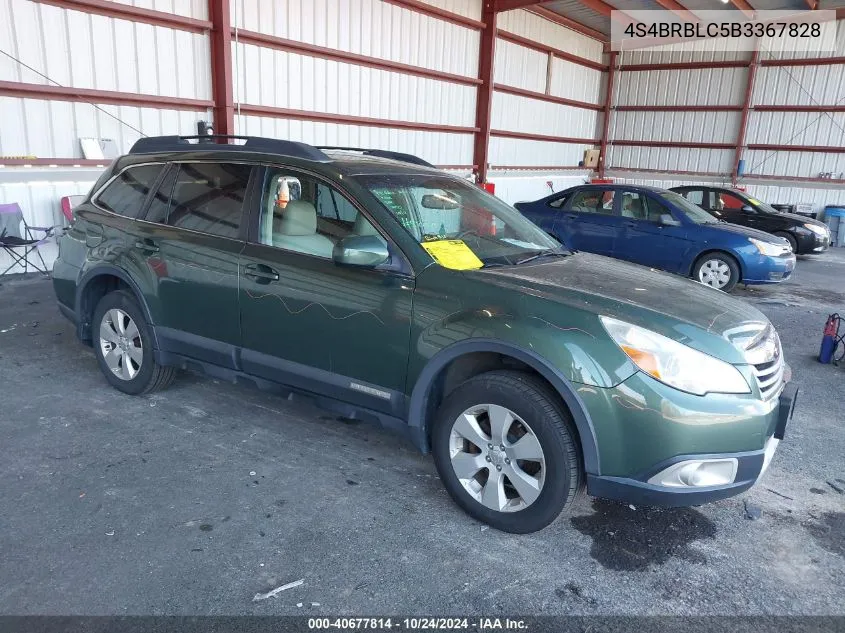 2011 Subaru Outback 2.5I Limited VIN: 4S4BRBLC5B3367828 Lot: 40677814