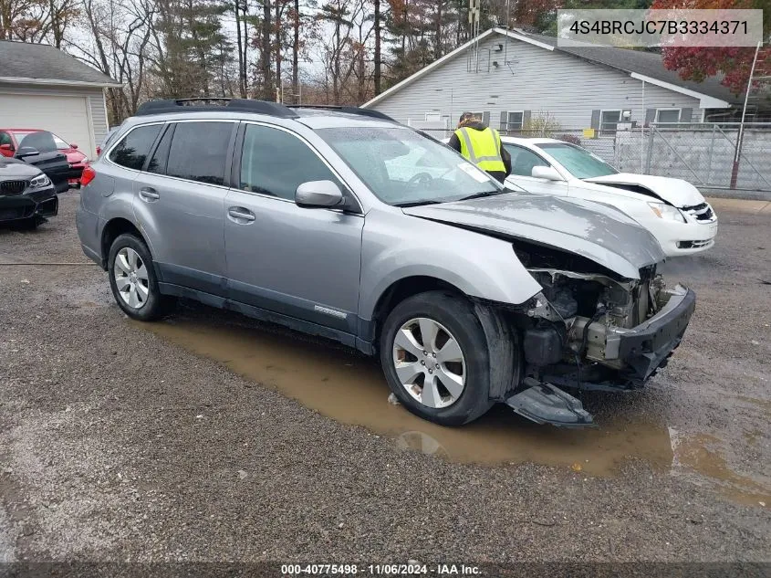 2011 Subaru Outback 2.5I Limited VIN: 4S4BRCJC7B3334371 Lot: 40775498