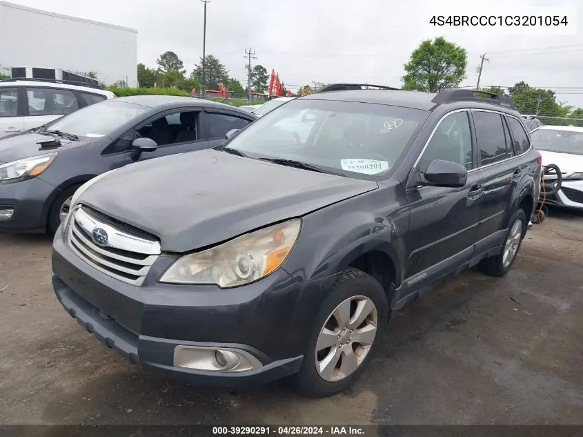 2012 Subaru Outback 2.5I Premium VIN: 4S4BRCCC1C3201054 Lot: 39290291