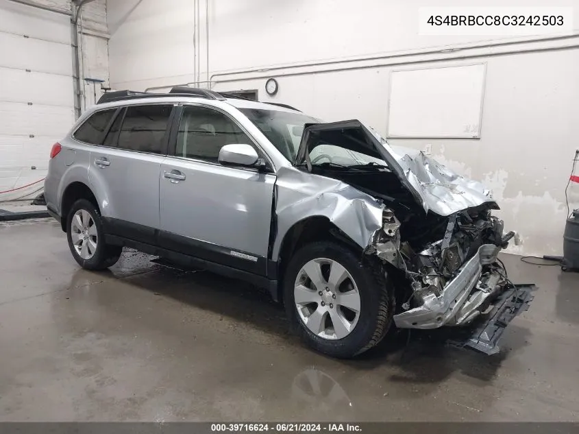 4S4BRBCC8C3242503 2012 Subaru Outback 2.5I Premium