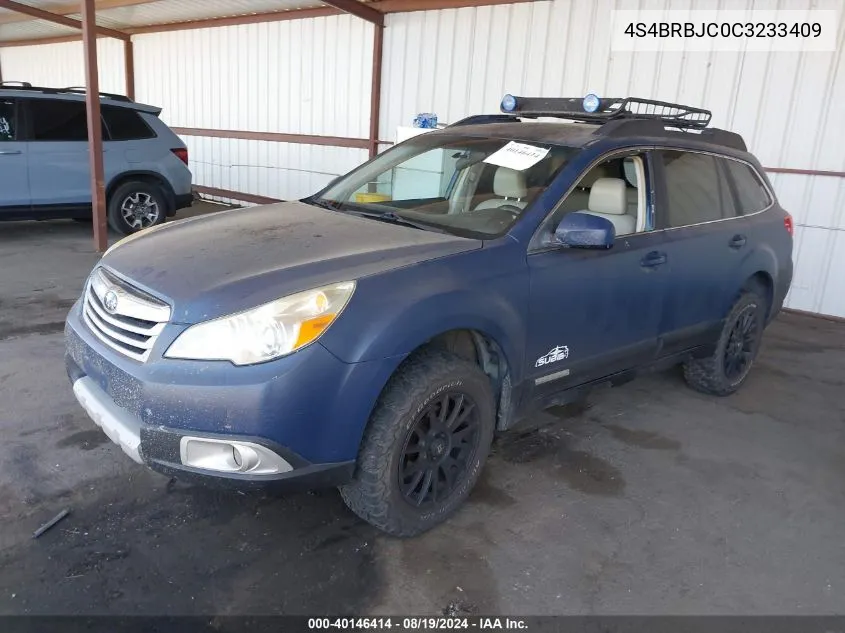 4S4BRBJC0C3233409 2012 Subaru Outback 2.5I Limited