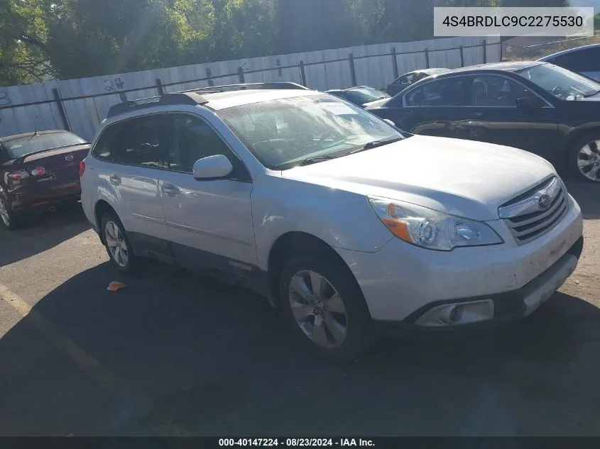 2012 Subaru Outback 3.6R Limited VIN: 4S4BRDLC9C2275530 Lot: 40147224