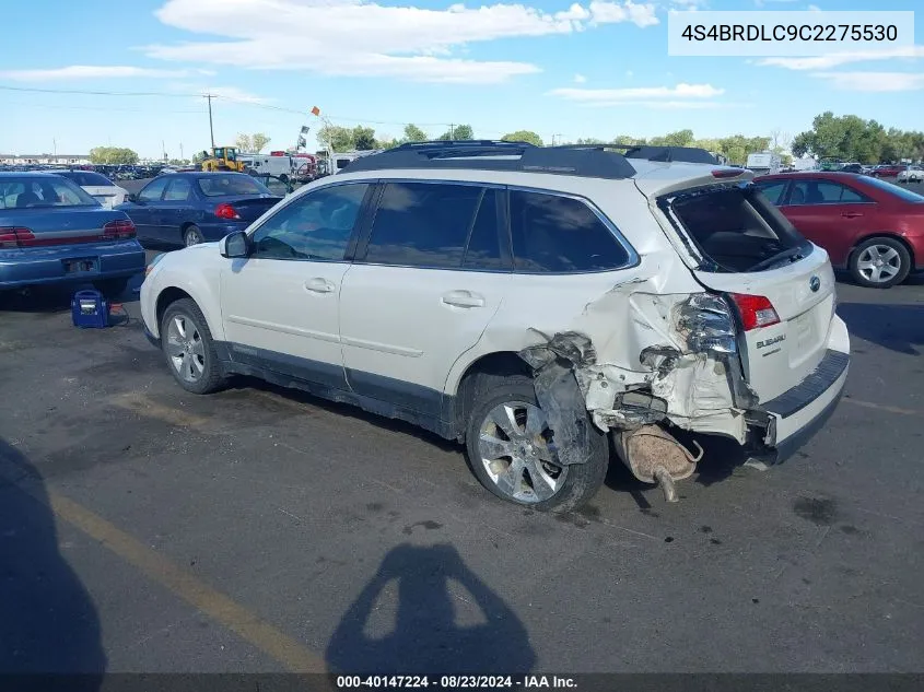 4S4BRDLC9C2275530 2012 Subaru Outback 3.6R Limited